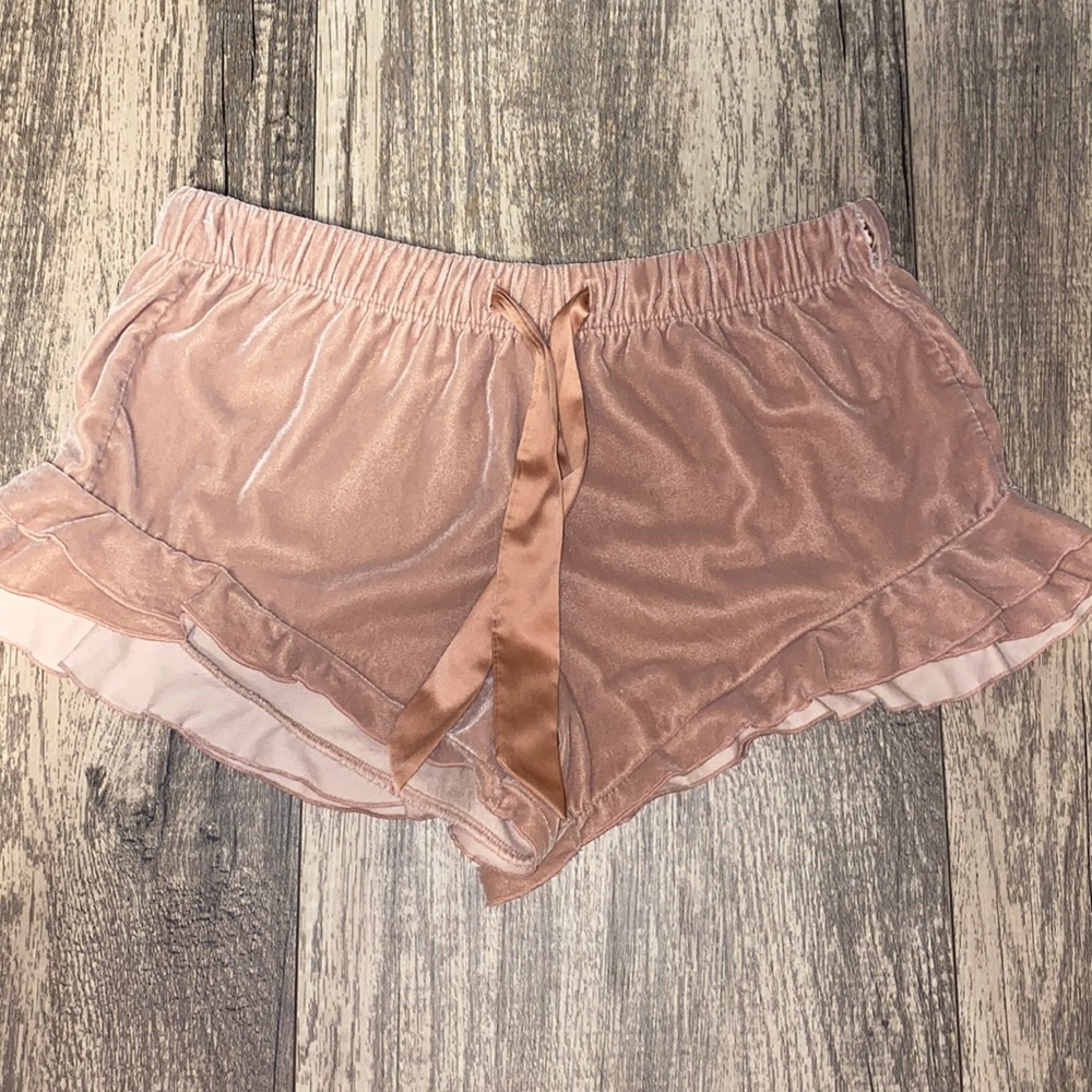 Victoria’s Secret Velvet Mini Sleep Shorts